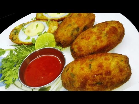 Egg Kabab || Easy Potato Egg Kebab || Aloo Egg Kabab Snack