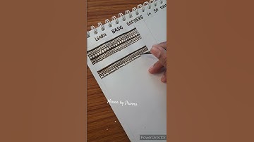learn basic mehendi borders in 30 days.... Day -2 🥰