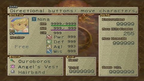 Breath Of Fire IV - PSone - Cheat Codes #emulator #cheatcodes #psx #psone