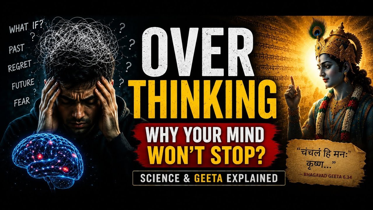 Stop Science Overthinking: Why Your Mind Won’t Stop? | Science & Geeta Explained ...