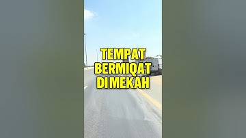 Jom tengok antara tempat miqat yang biasa jemaah Malaysia pergi🥰📝.