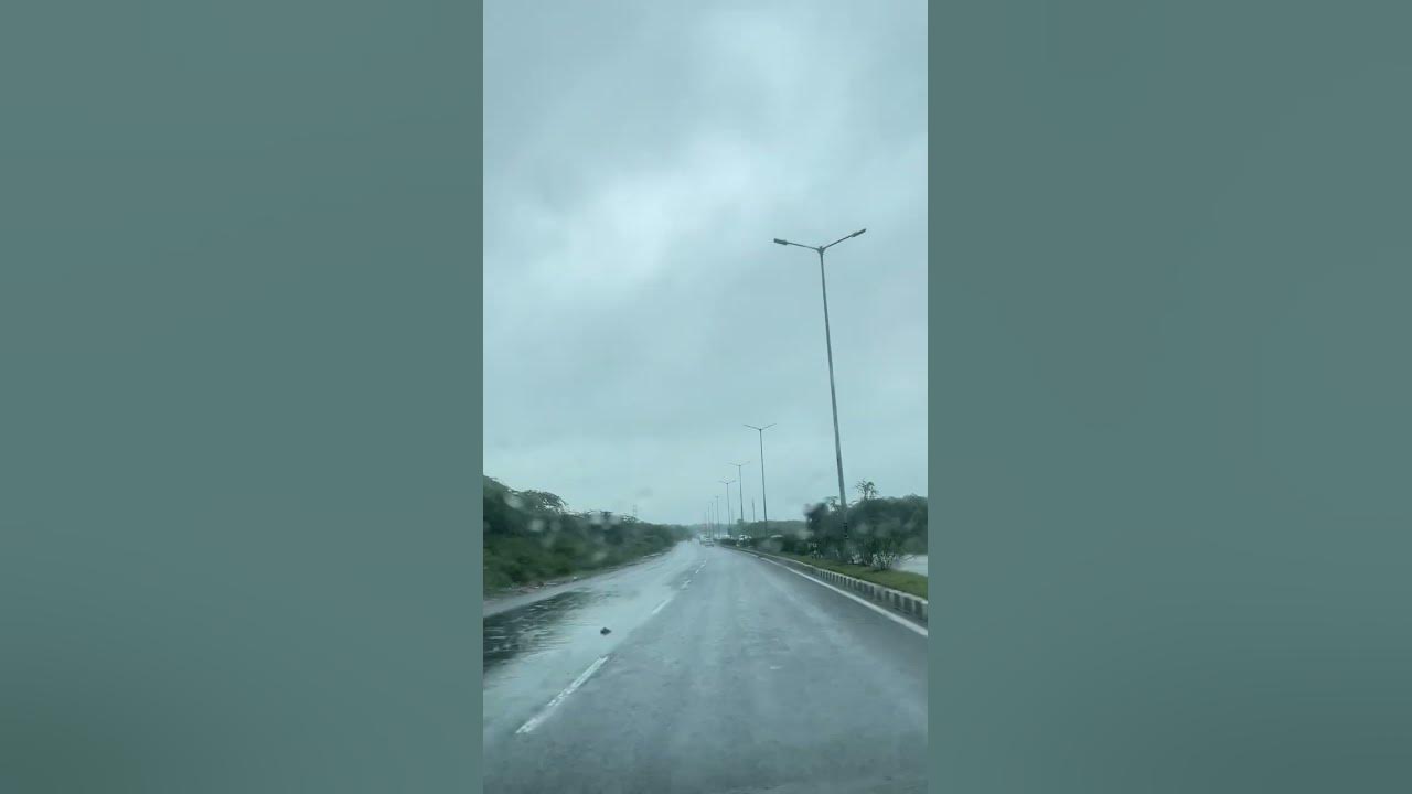 Today heavy rain in gurgaon gurgaon faridabaad road gurgaon 