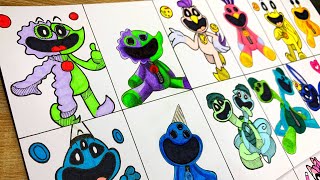 Drawing Monsters Garten of Banban X Smiling Critters | Poppy Playtime 4