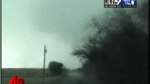 Raw Video: Tornado Touches Down in Oklahoma