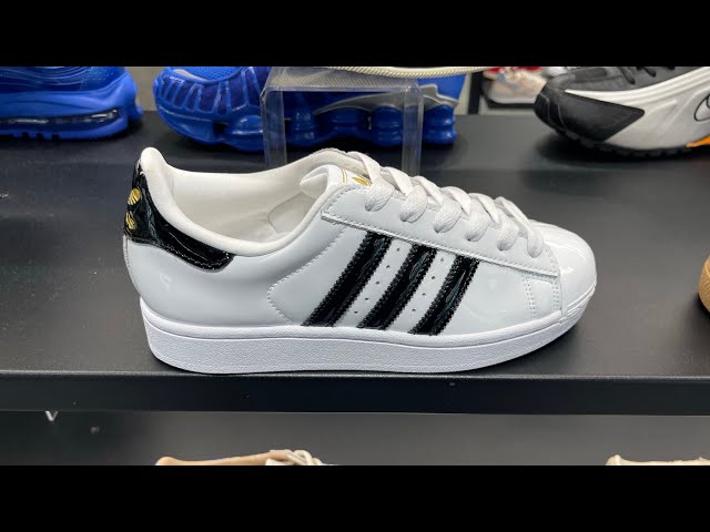 ゴット　白黒2色 Adidas Superstar II (Cloud White/ Core Black/ Gold Metallic