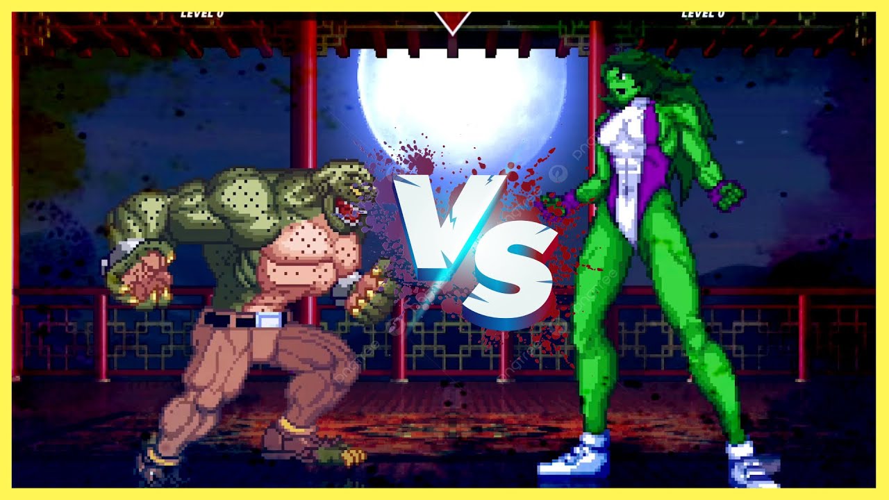 Killer Croc Vs She Hulk | MARVEL VS DC MUGEN - YouTube