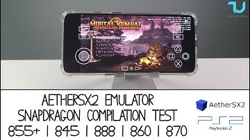 AetherSX2 Mortal Kombat: Shaolin Monks Snapdragon 888 vs 870 vs 860 vs 855+ vs 845 Gaming comparison