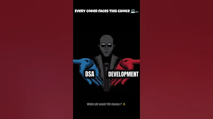 what would you choose? 💊 #memes #coding #funny #dsa #webdevelopment #python #htmlcss #java #song