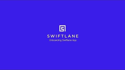 Onboarding Swiftlane App