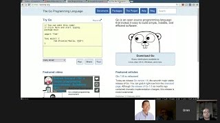 Hello World in Go - Remote pair programming session