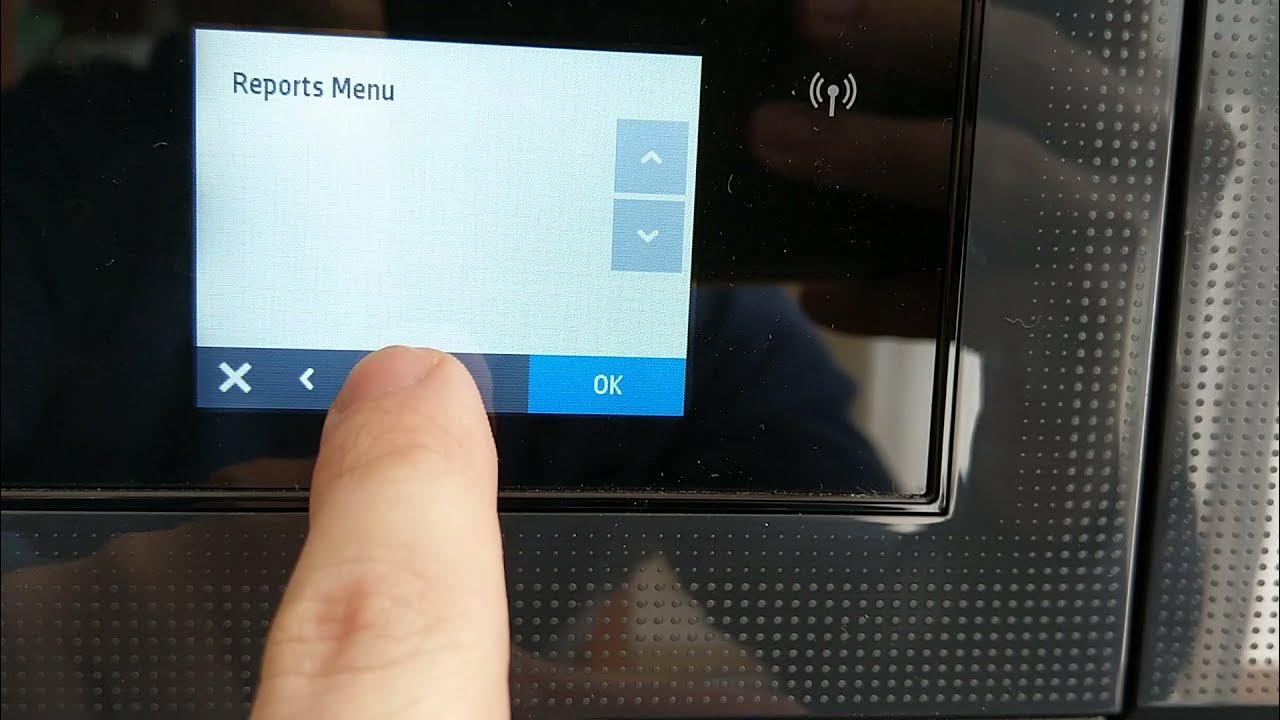 HP OfficeJet 7740 Pro Access Support Menu and Re-Enable Wi-Fi - YouTube