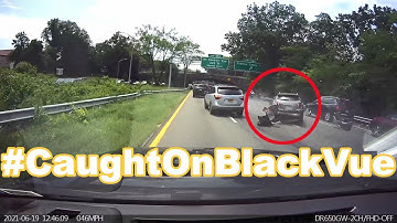 Multiple Car Crash On Highway #CaughtOnBlackVue