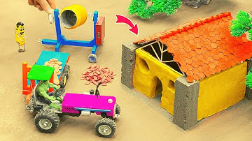 Diy tractor stuck in mud mini science project #22 || @KeepVilla | Tech Creators