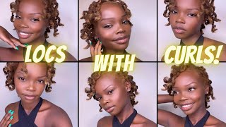 CURLS ON LOCS ft. Color root touch up screenshot 5