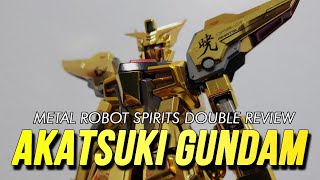 Metal Robot Spirits AKATSUKI GUNDAM OOWASHI & SHIRANUI Double Review - Carl93
