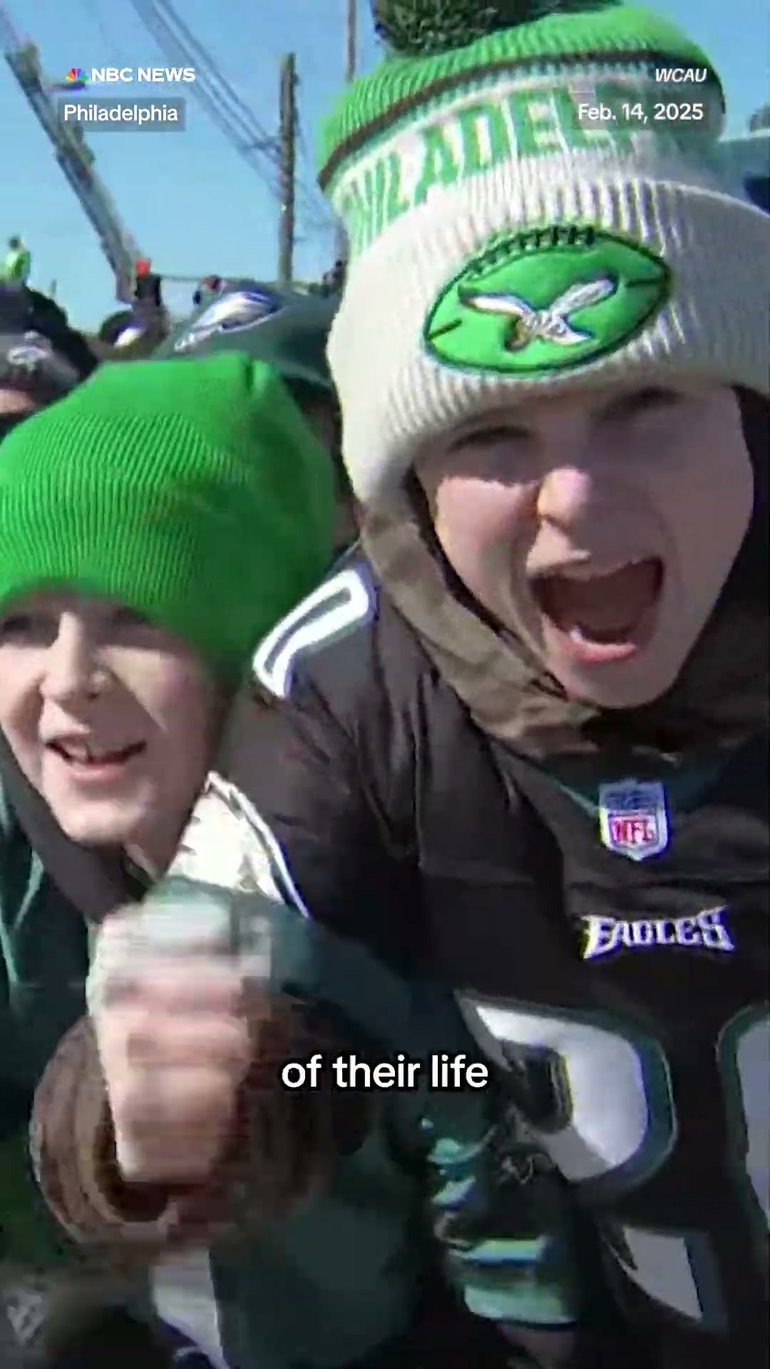 Philadelphia Eagles celebrate their Super Bowl win with massive victory parade