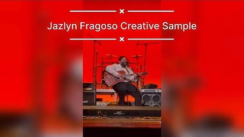 Jazlyn Fragoso - NYU Clive Davis Institute Creative Sample