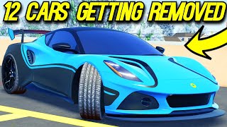 12 Cars Getting Removed In The New Greenville Update