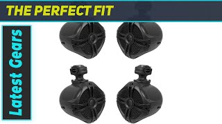 Rockville RWB70B Black 6 5 Marine Wakeboard Speakers Unbeatable Sound on the Water