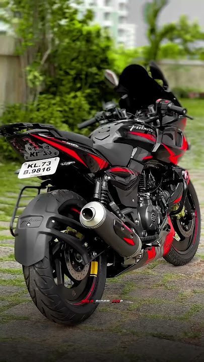 Red colour modified pulsar 220f my Jaan 😍 Legend bike Bajaj black colour modified status 💞# song 🏍️