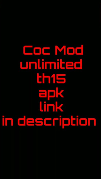 Clash Of Clans Mod Apk unlimited everything th15 download