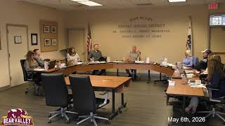 Regular Board Meeting - 5/6/2026 5:30pm