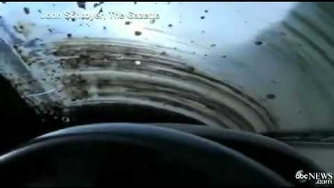 Mudslide Washes Car Away