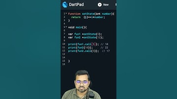 Dart Programming, Closures and Higher Order Function