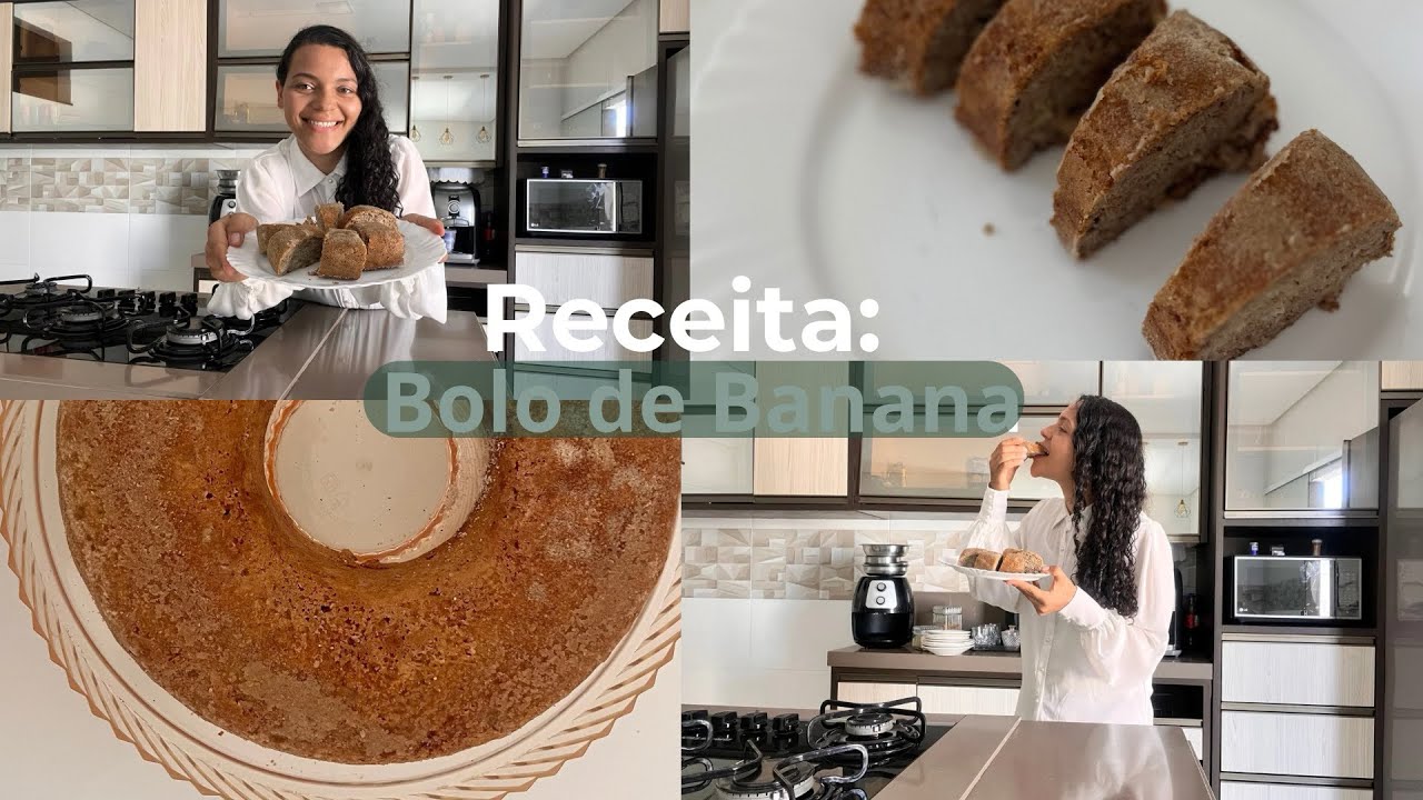 RECEITA: O bolo de banana(fit) mais fofinho que você já viu!