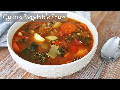 Video: Vegetable Soup With Quinoa - Recipe With Photo Step By Step