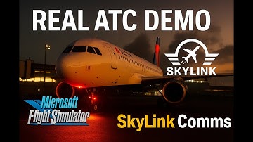 🚀 SkyLink Comms Demo – From IFR Clearance to Departure Handover | Realistic ATC in MSFS 2020 & 2024