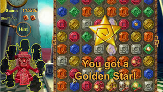 Montezuma Treasures puzzle three in a row quest game screenshot 5