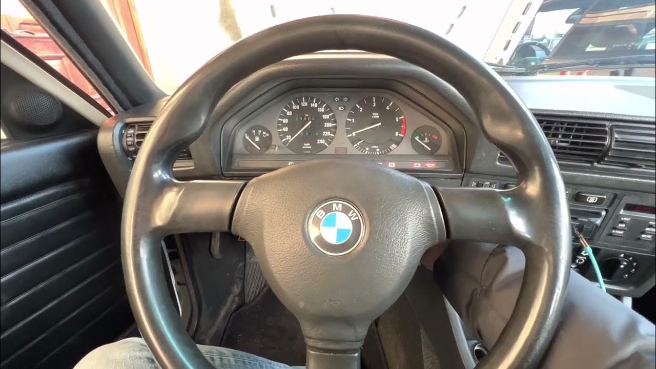 E30 325i very cold start after sitting for a while - YouTube