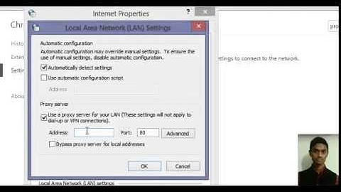 How to Change Proxy Settings of Google Chrome Web Browser