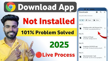 Chrome se app install nahi ho raha hai 2025 | Chrome app not installed problem | app not installed