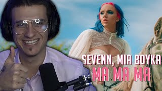 МЕЛЛШЕР СМОТРИТ: MIA BOYKA, SEVENN - MA MA MA (КЛИП 2021)