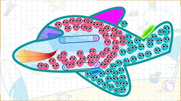 Love Balls 3 Stars ( Levels 351 - 380 ) - Love Balls Planes Daily Level Gameplay Walkthrough