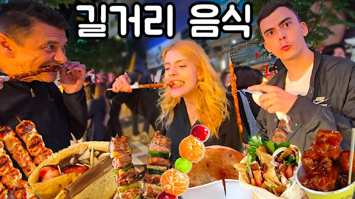 Trying Street Food in Myeongdong with my family! (first time visiting Korea)