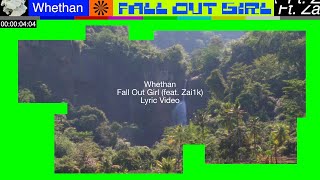 Whethan - FALL OUT GIRL (Feat. Zai1k) [Lyric Video]