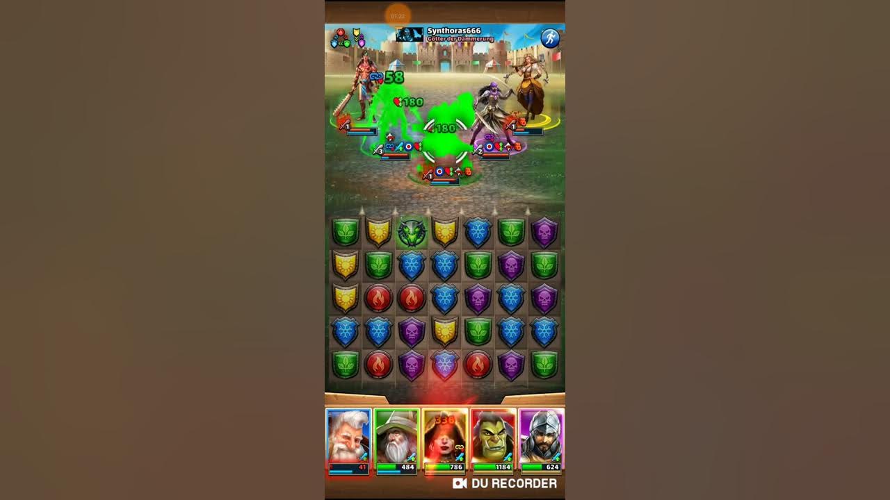 Mogulemon EP Onatel in Actions Raid Offense vs ARES tank Empires and Puzzles YouTube