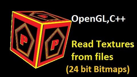 Reading 2D Textures from Bitmap Images (C++ , OpenGL) | OpenGL texture mapping