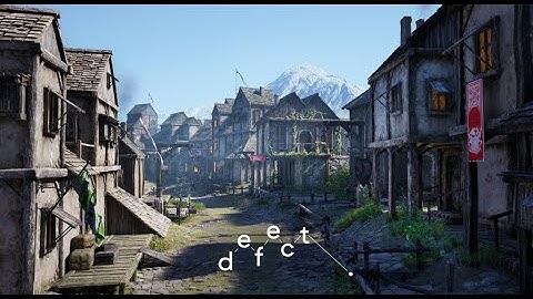 Unreal Engine 5 Medival Town Cinematic