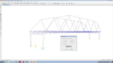 NSSBC Design Tutorial 10: Assigning Restraints, Constraints, and Releases/Parital Fixity