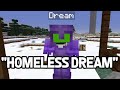 Dream builds his "Evil" base while Technoblade makes fun of him being homeless - Dream SMP