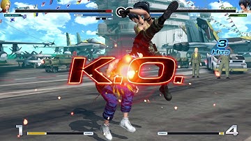 THE KING OF FIGHTERS XIV Blue Mary vs Leona