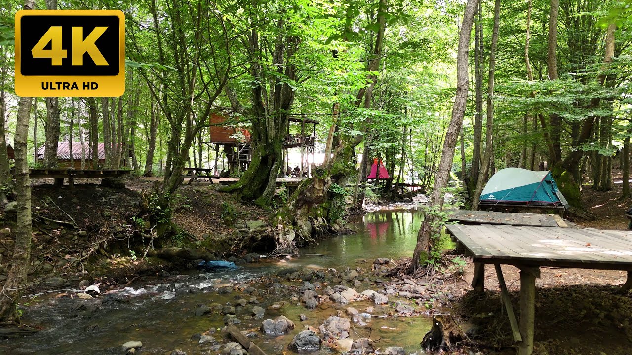 ERİKLİ YAYLASI VE ÇİFTE ŞELALE KAMP ALANI ÇOK DEĞİŞMİŞ - 4K - 