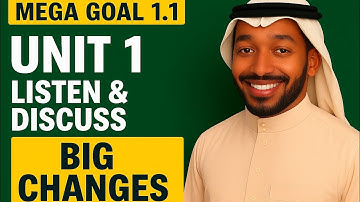 Mega Goal 1.1 Unit 1 – Big Changes | English Listening and Discussion