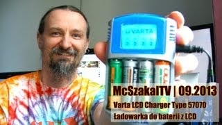 smaak Verbeteren Echt Varta LCD Charger Type 57070 - ładowarka do baterii z LCD na USB (unboxing)  | 09.2013 - McSzakalTV. - YouTube
