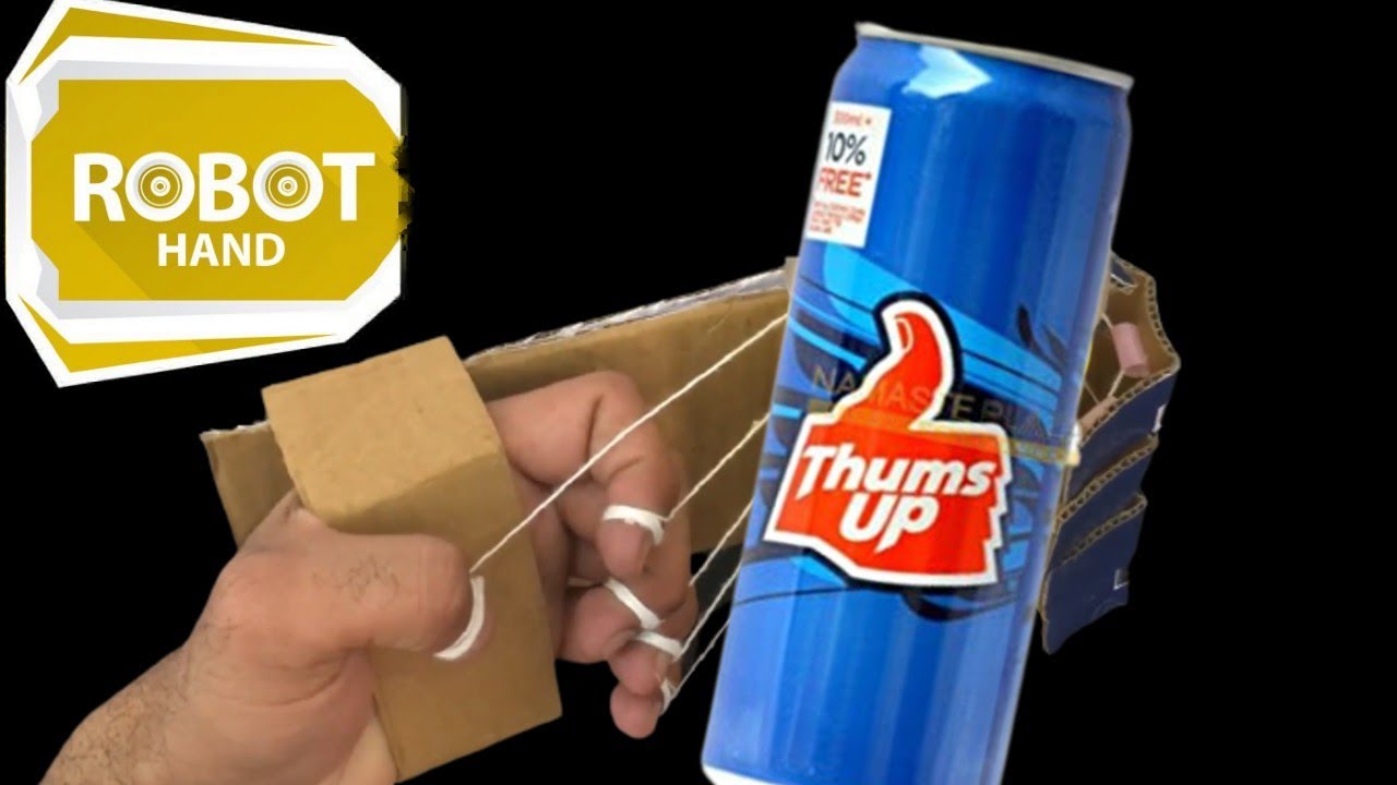 How to make Robotic Hand | Making Robotic Hand with cardboard | how to ...