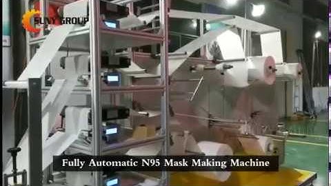 N95 Mask Making Machine Working Demo (Fully Automatic).